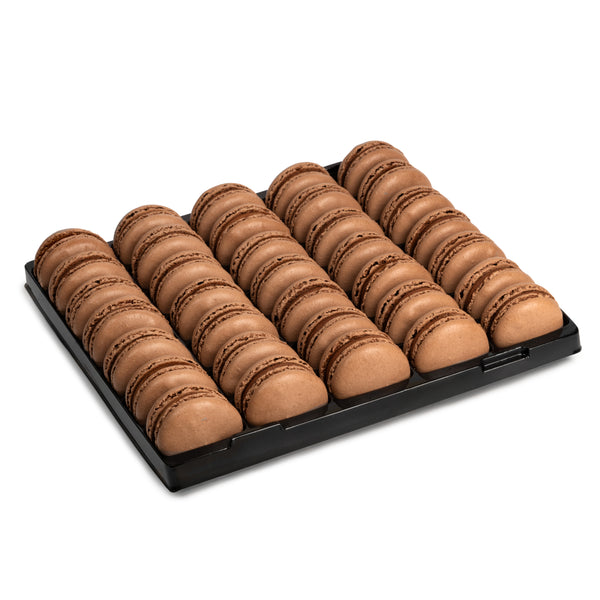 Dark Chocolate Macarons