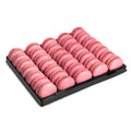 Raspberry Rose Macarons